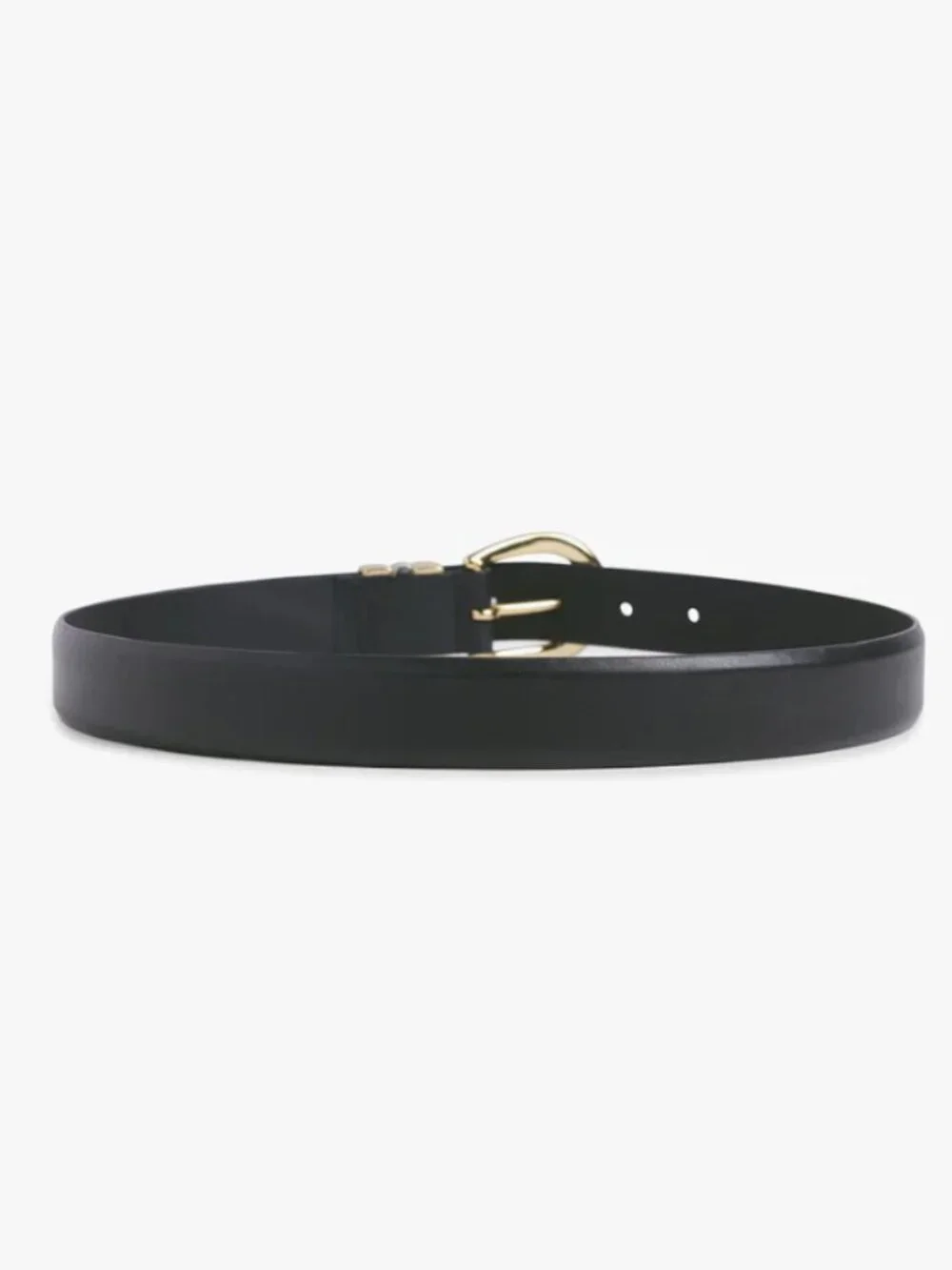 Favorite Daughter William Split Decision Leather Belt, Black, Size: L - Picture 4 of 4